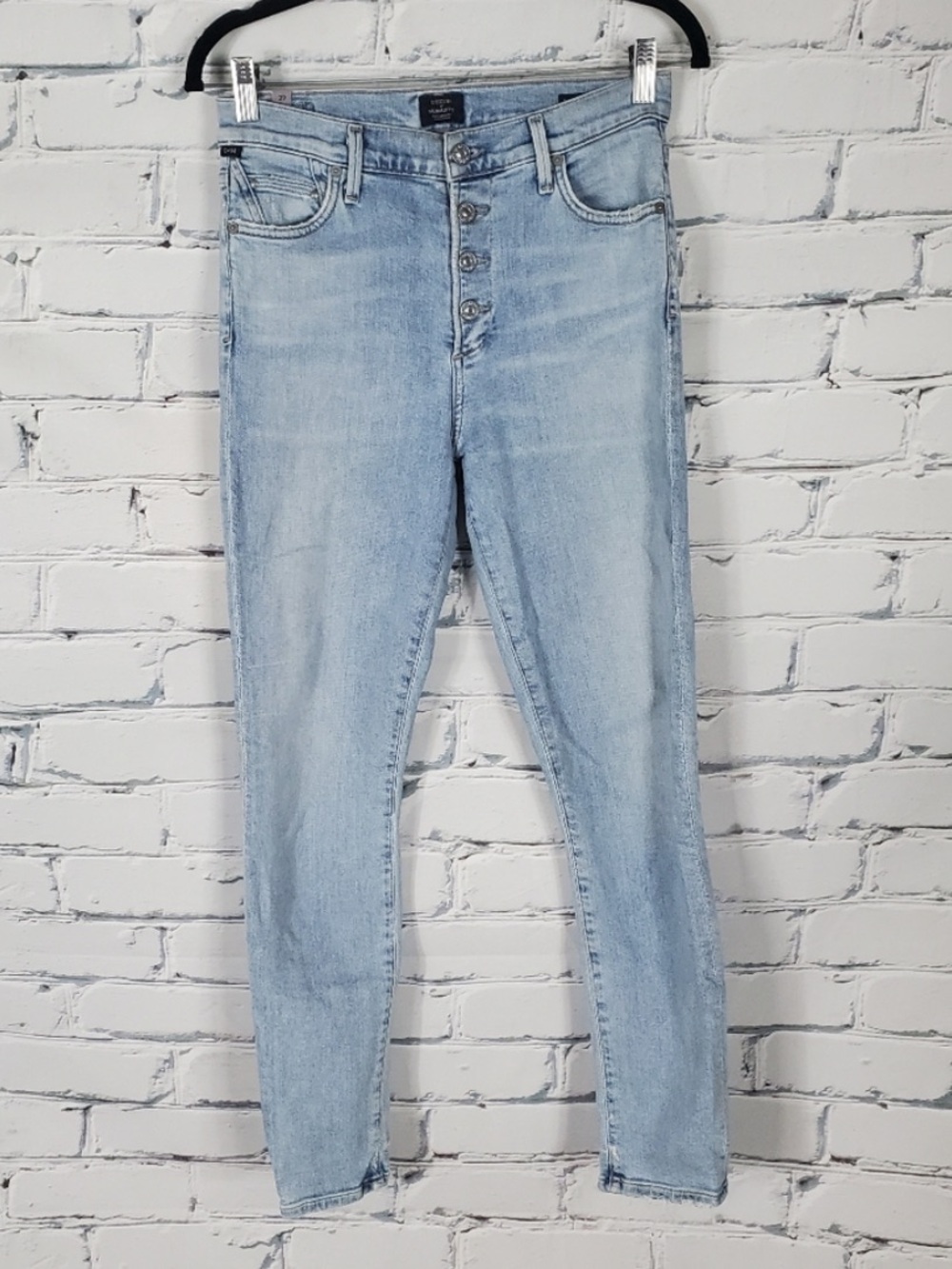 Citizens of Humanity Rocket Mid-Rise Skinny Button Fly Jeans